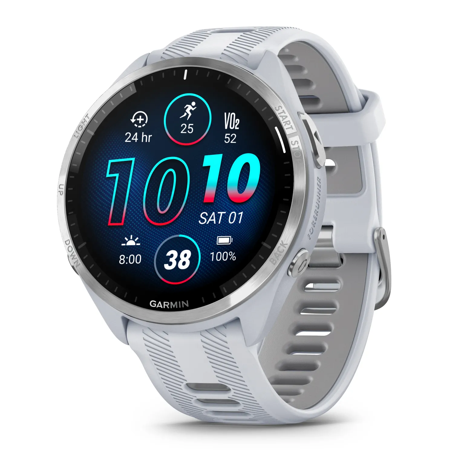 Forerunner 965 Premium GPS Running and Triathlon Titanium Smartwatch with AMOLED Touchscreen Display