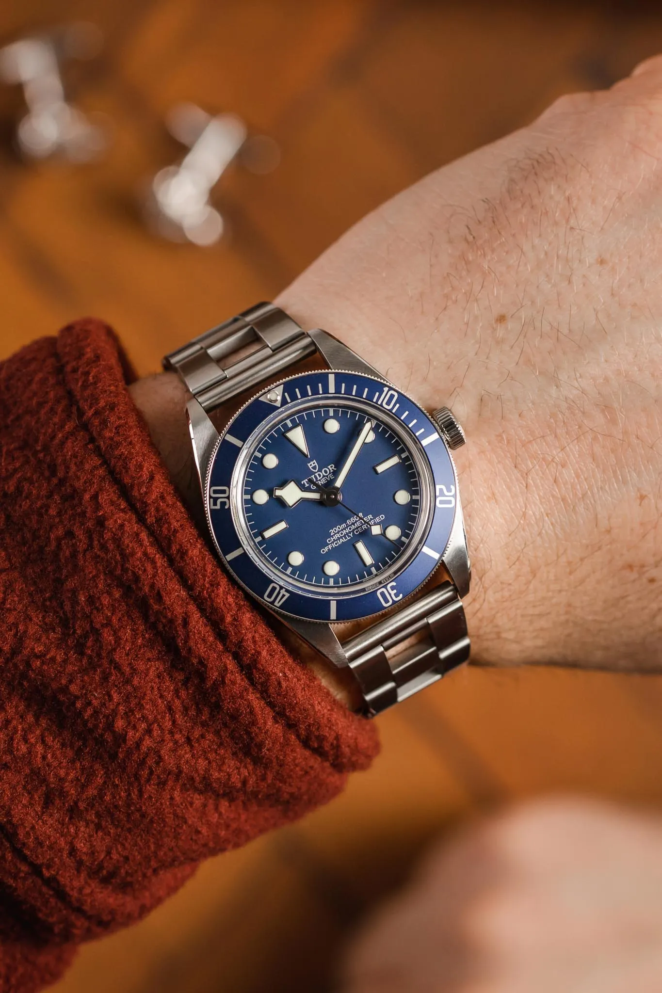 Forstner LADDER Stainless Steel Hollow Oyster-Style Watch Bracelet