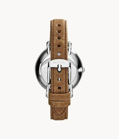 Fossil ES3708 Jacqueline 36mm Quartz Brown Leather Watch