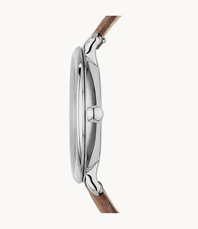 Fossil ES3708 Jacqueline 36mm Quartz Brown Leather Watch