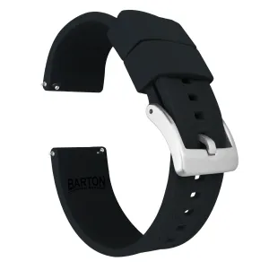 Fossil Q Elite Silicone Black Watch Band