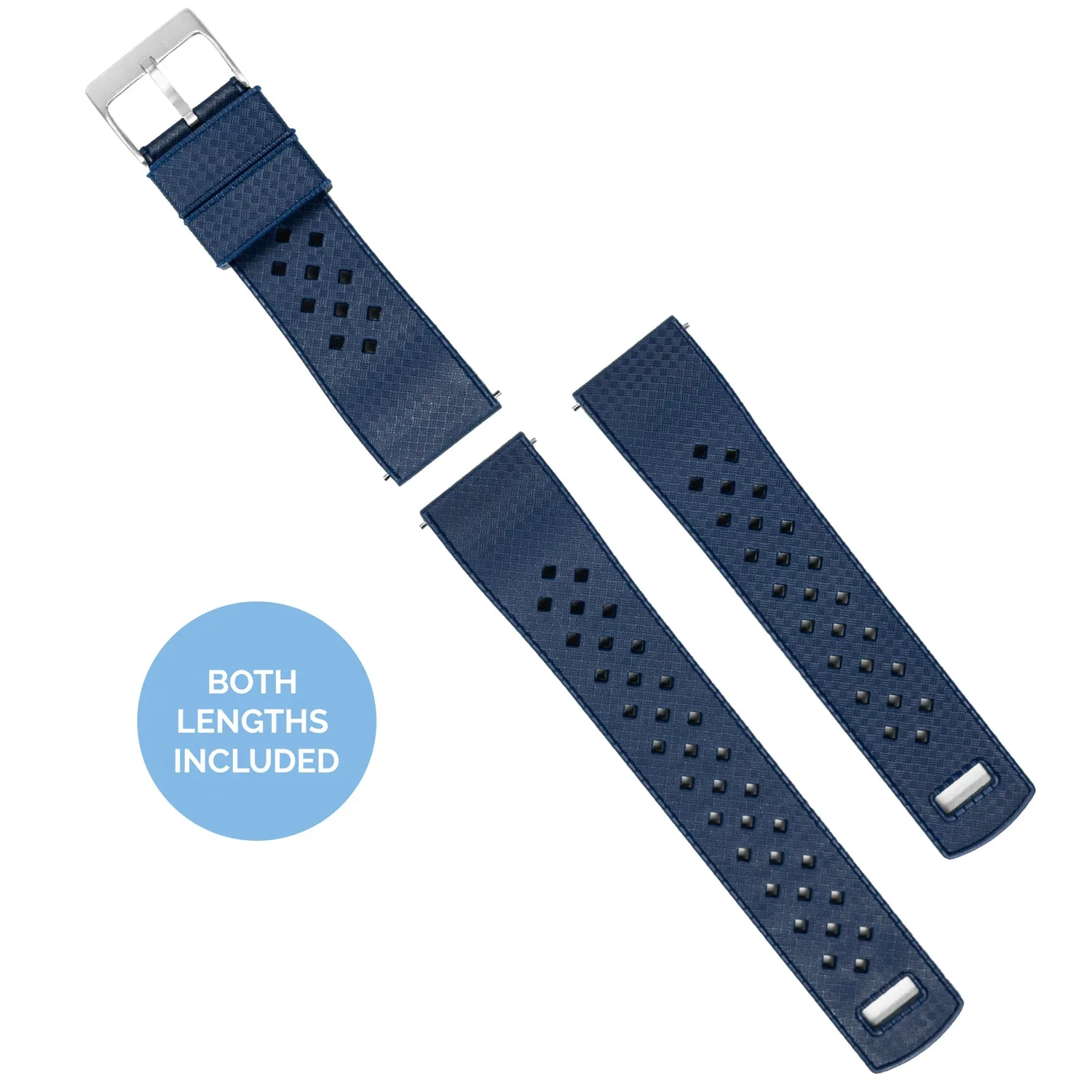 Fossil Q Tropical Style Navy Blue Watch Band