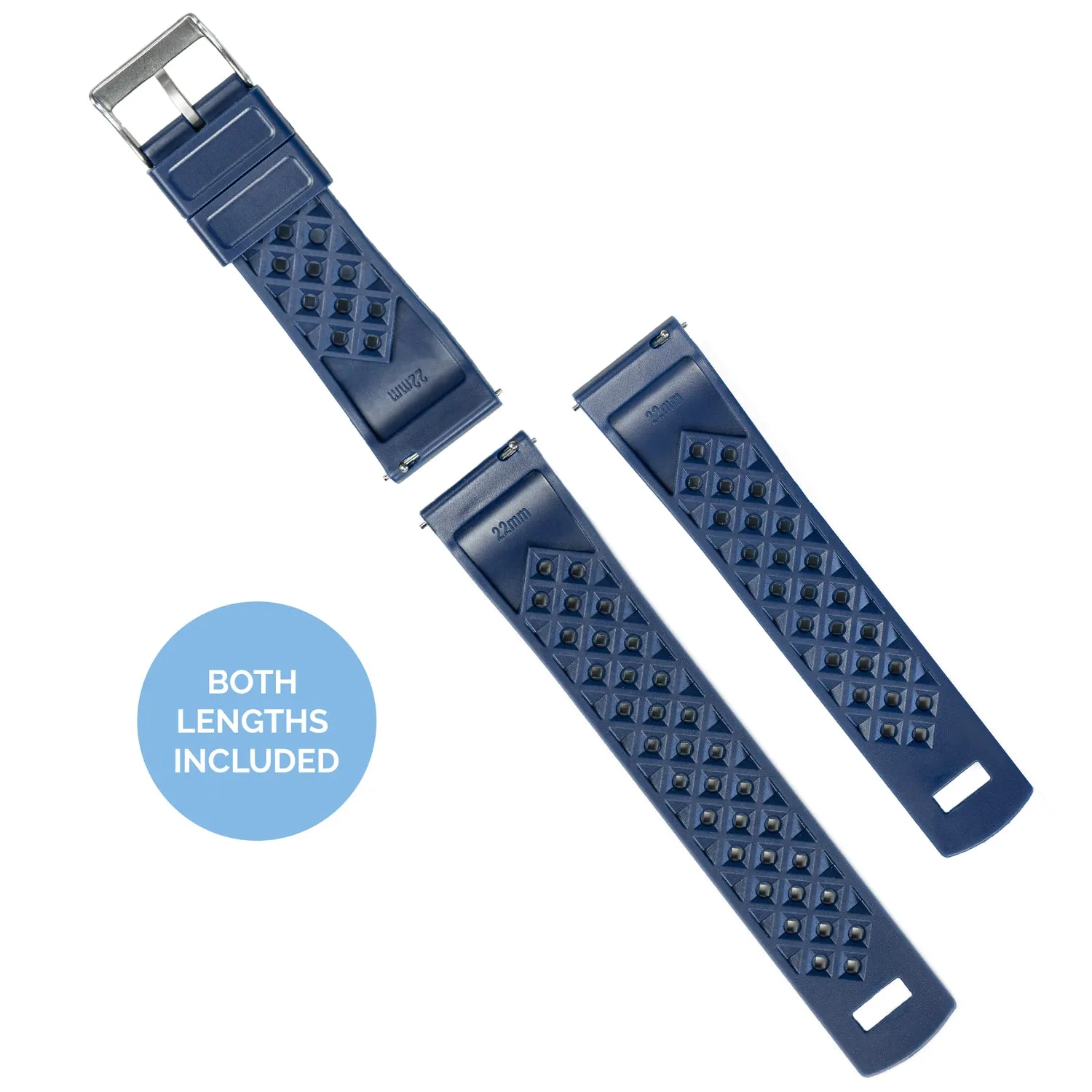 Fossil Q Tropical Style Navy Blue Watch Band