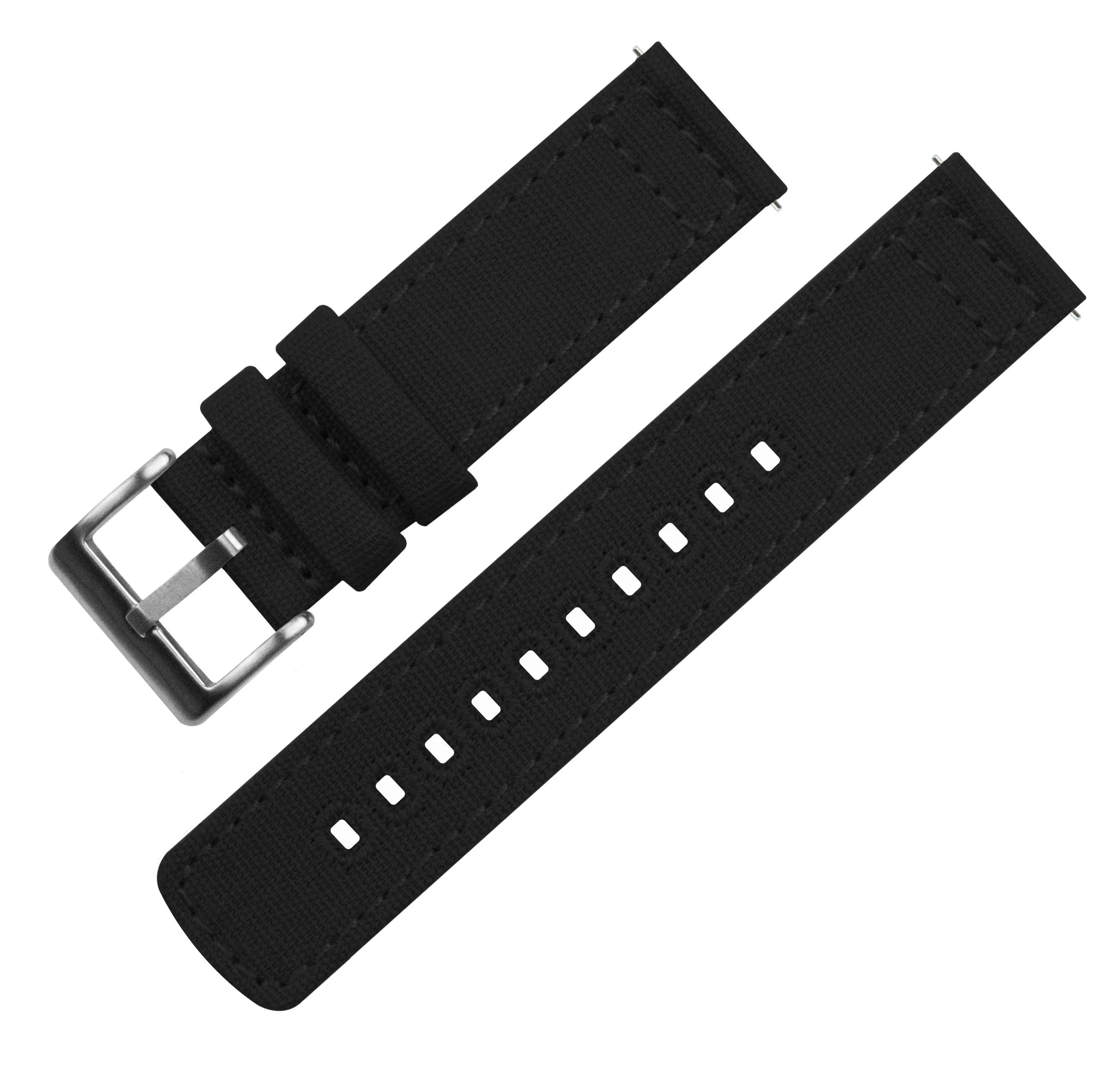 Fossil Sport Black Canvas Watch Band