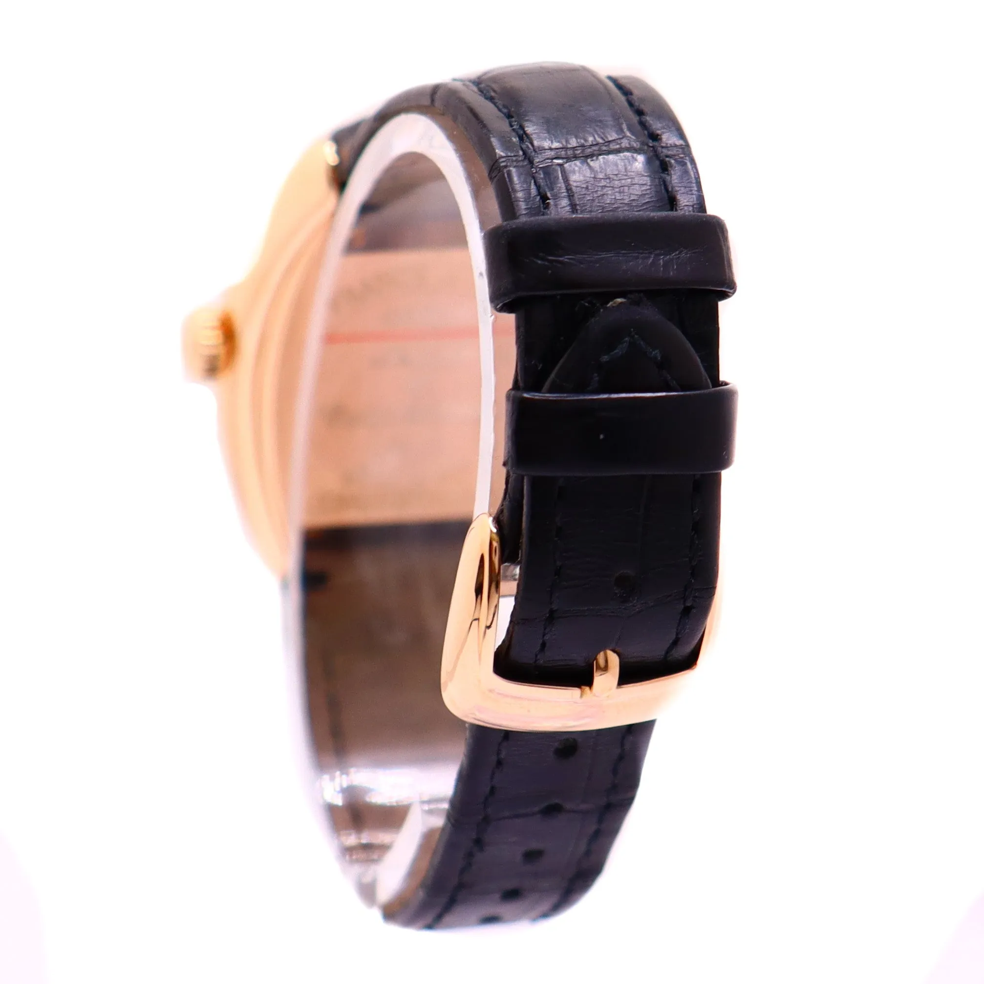 Franck Muller Ladies Conquistador Rose Gold 33mm Black Dial Watch Ref #8001