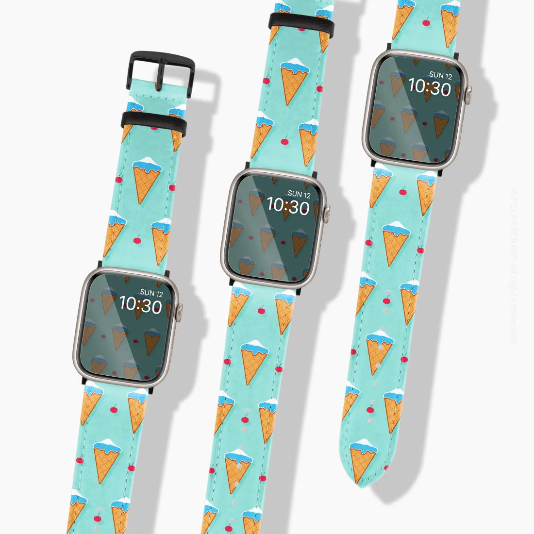 Fujisan Lake Blue Ice Cream - Apple Watch Band