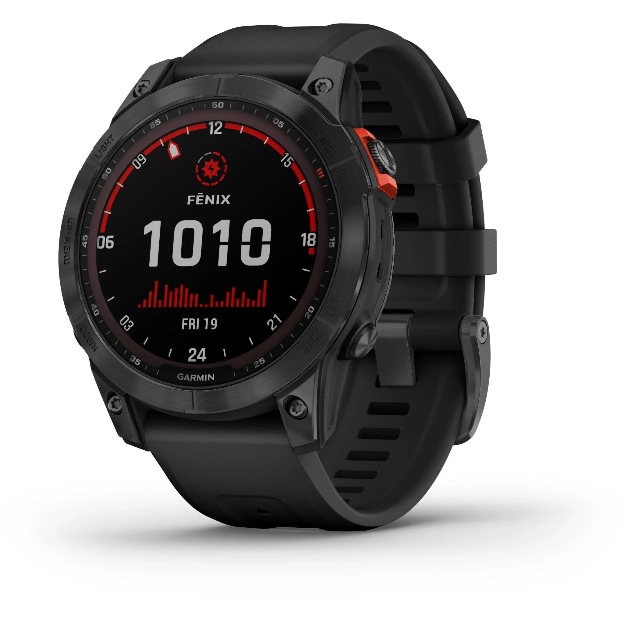 Garmin Fenix 7 Solar Watch - Slate Grey with Black Band