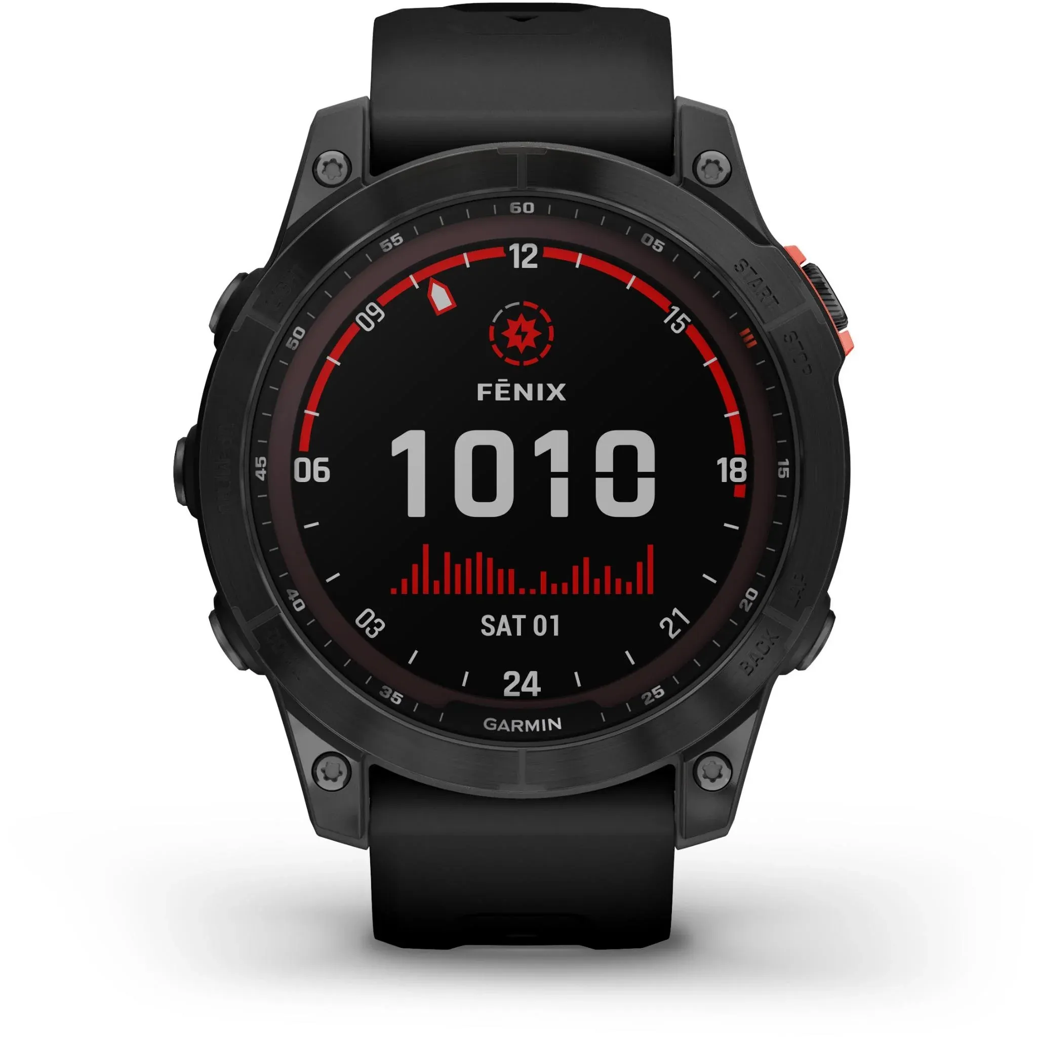 Garmin Fenix 7 Solar Watch - Slate Grey with Black Band