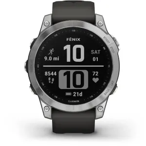 Garmin Fenix 7 Sports Watch - Silver/Graphite