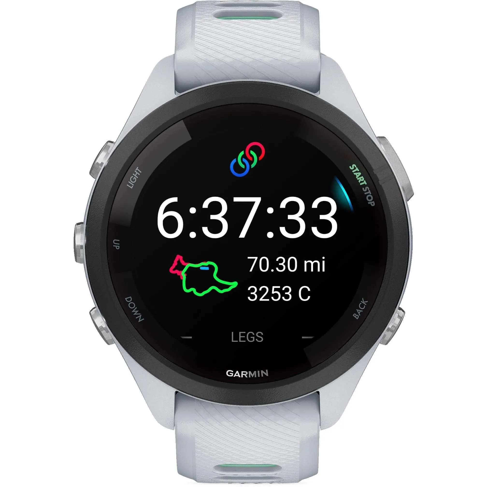 Garmin Forerunner 265S Music HRM With GPS Watch - White