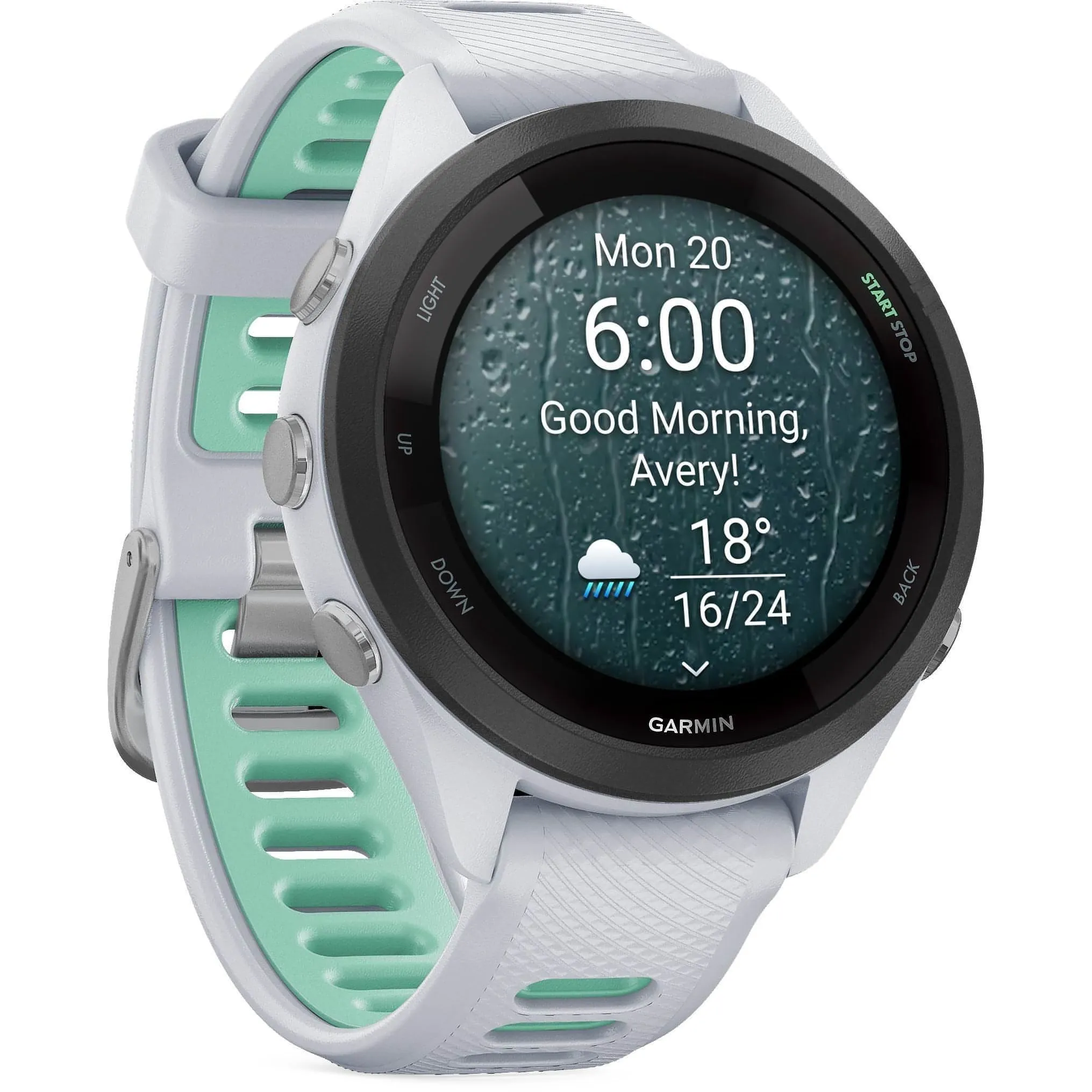 Garmin Forerunner 265S Music HRM With GPS Watch - White