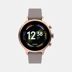 Gen 6 Women's Grey Digital Smart Leather Watch FTW6079