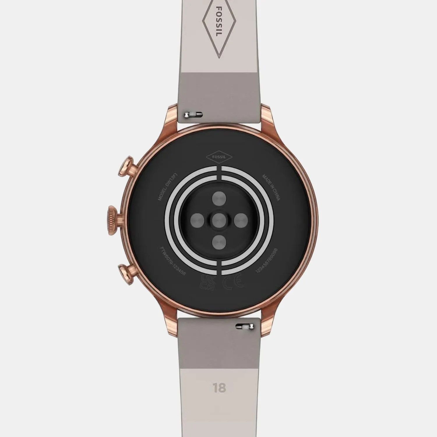 Gen 6 Women's Grey Digital Smart Leather Watch FTW6079