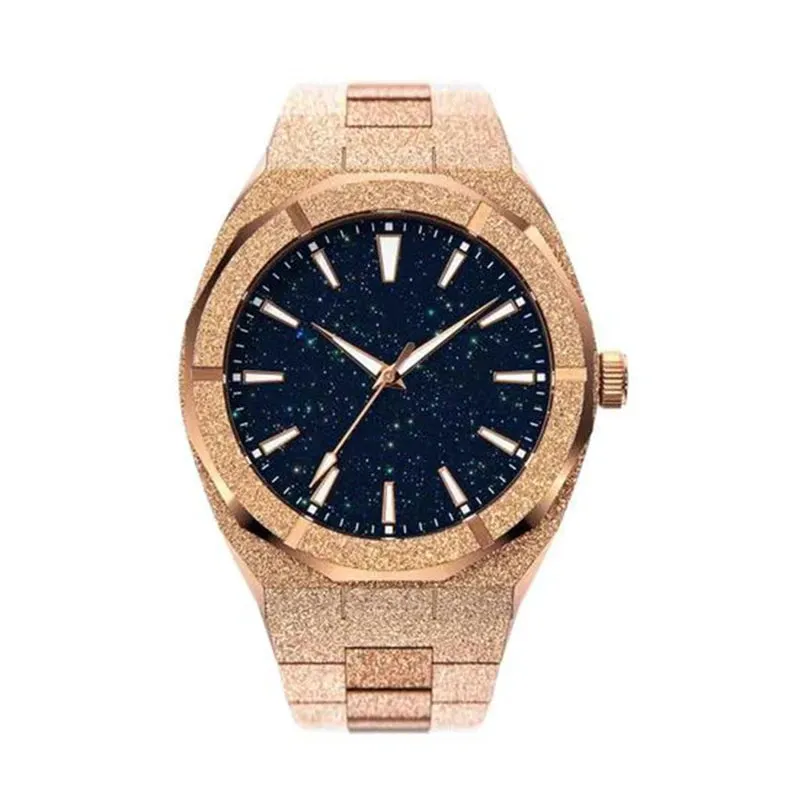 Glitter Star-Dust Minimalist Frosted Men Watch