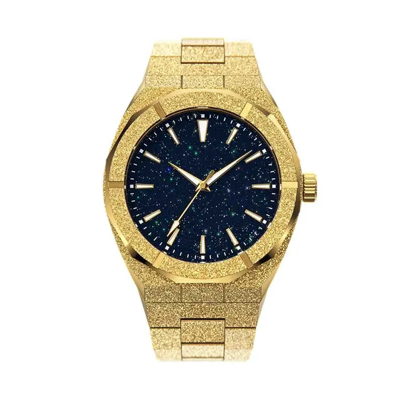 Glitter Star-Dust Minimalist Frosted Men Watch