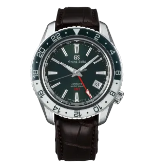 Grand Seiko Sport Watch with Green Dial and Black Strap, 44mm