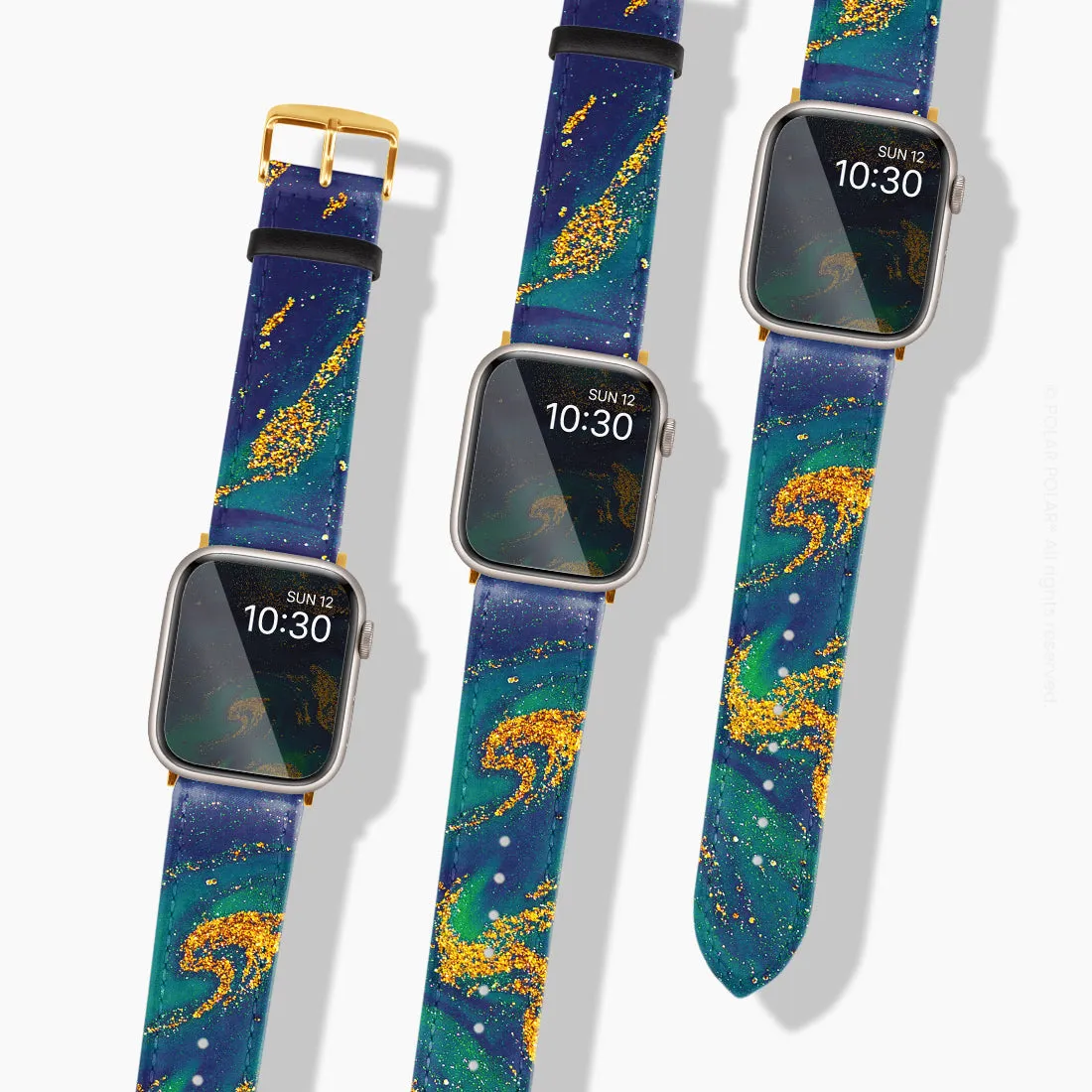Green Night Quicksand - Apple Watch Band