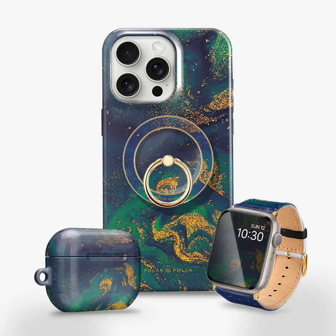 Green Night Quicksand - Apple Watch Band
