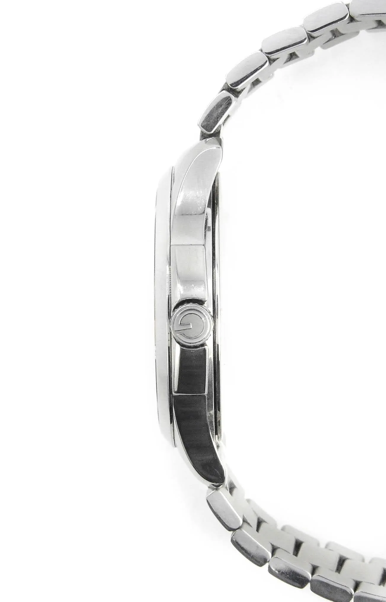 Gucci G- Timeless YA126456 Black Dial Stainless Steel Bracelet 38mm Watch