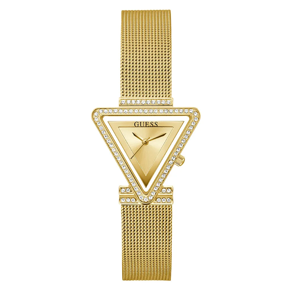 Guess Women's Watch Gold Tone Case Quartz