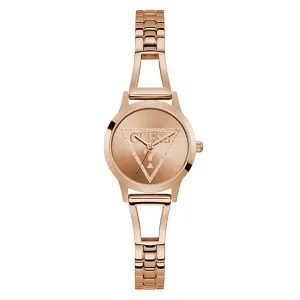 Guess Women's Watch Rose Gold Tone Case Quartz