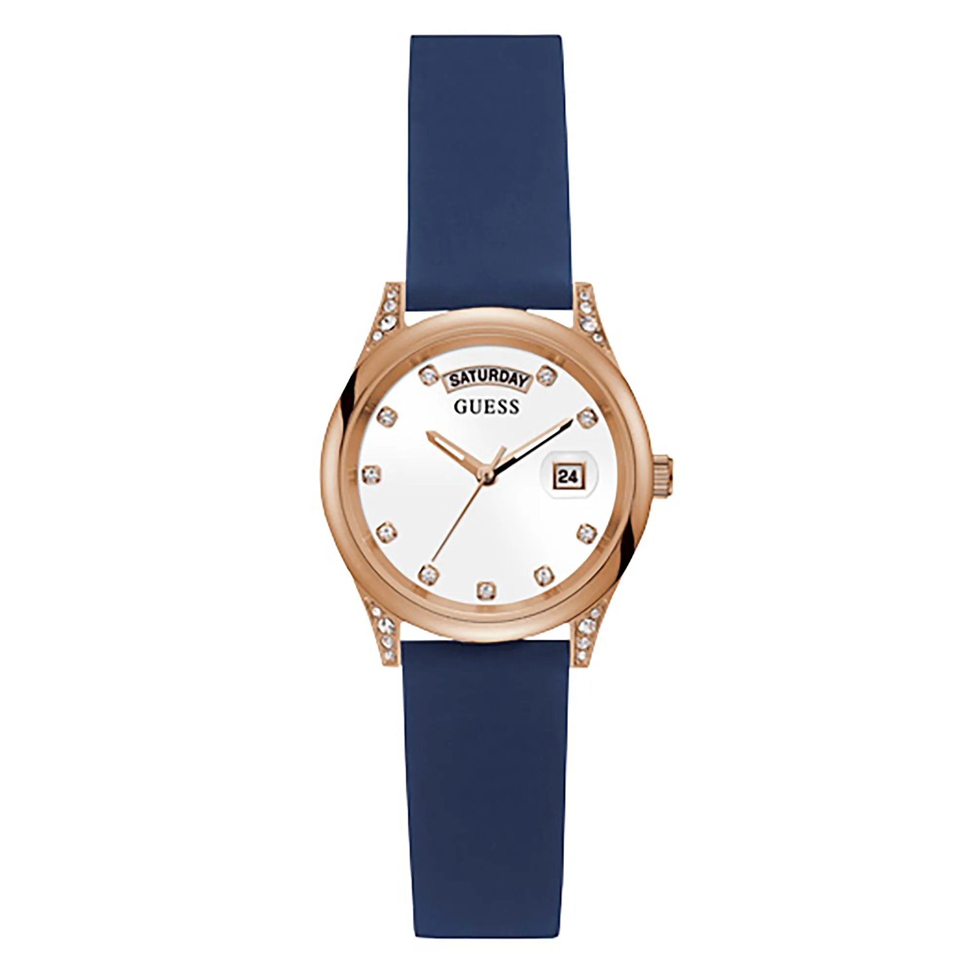 Guess Women's Watch Rose Gold Tone Case Quartz