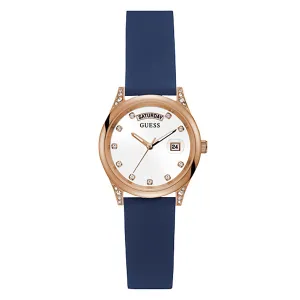 Guess Women's Watch Rose Gold Tone Case Quartz
