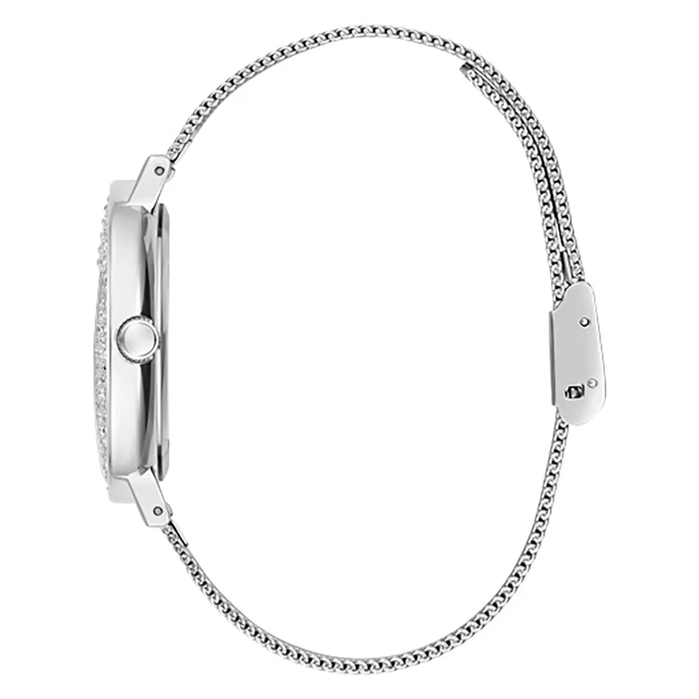 Guess Women's Watch Silver Tone Case Quartz