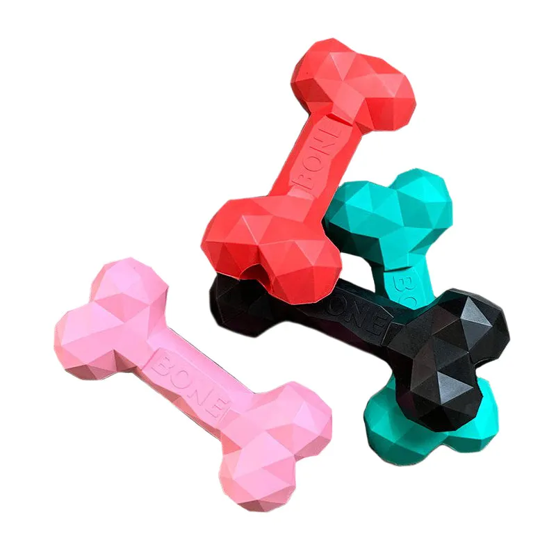 GUUD Natural Rubber Geometric Bone Toys
