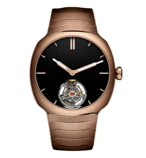 H. Moser & Cie. Streamliner Tourbillon, 40mm with Black Dial