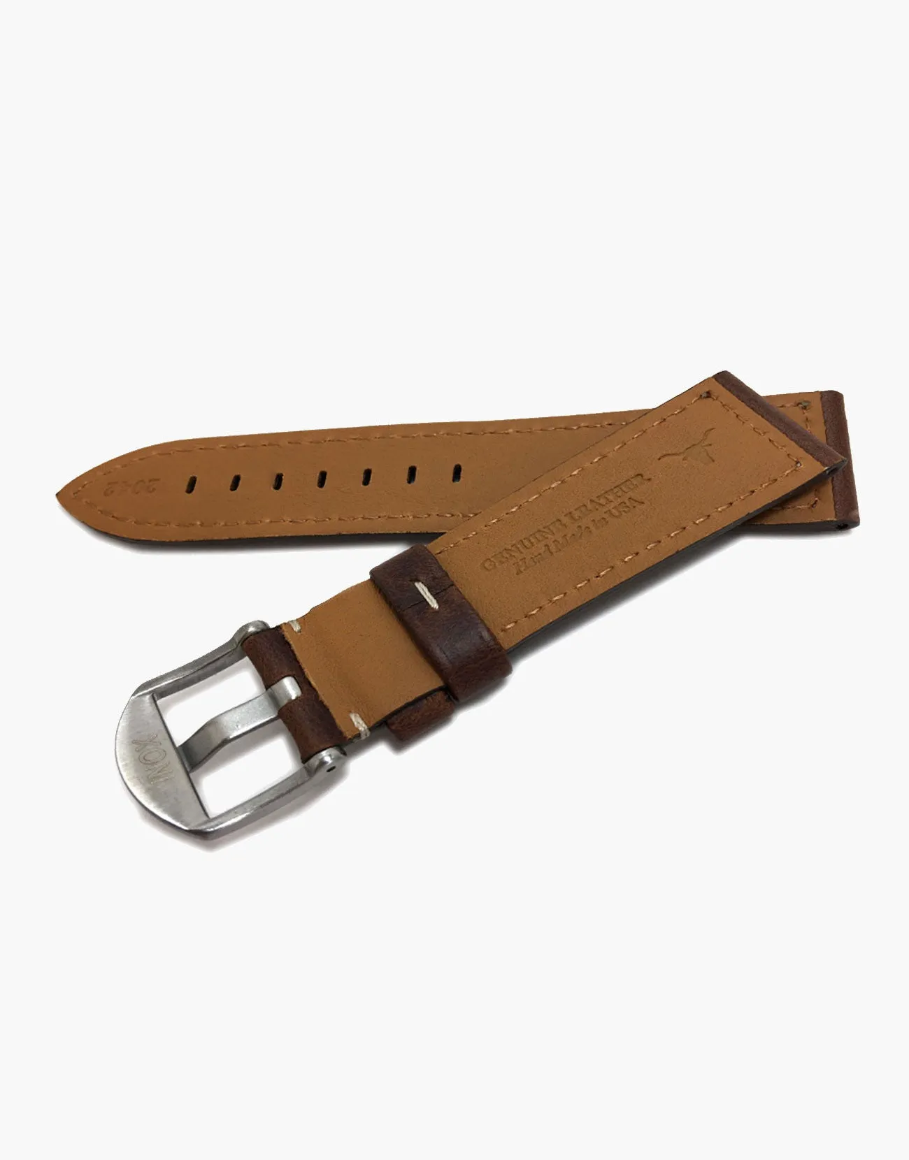 Hadley-Roma MS2042 Brown Oil Tanned Style Panerai Watch bands -Water Resistant