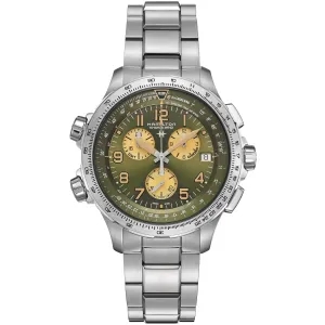 Hamilton Khaki Aviation X-Wind GMT Chrono Quartz Men's Watch H77932160