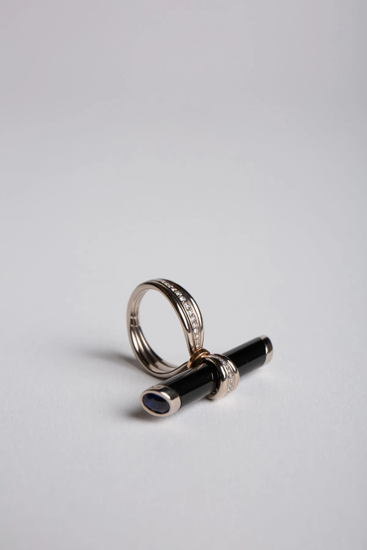 HANNAH MARTIN | BLACK JADE BOUND RING