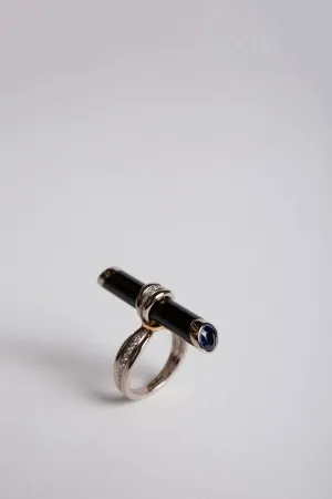 HANNAH MARTIN | BLACK JADE BOUND RING