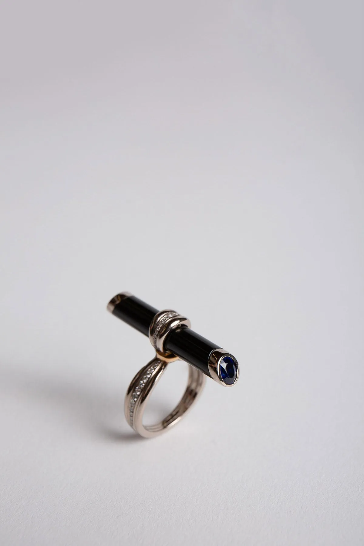 HANNAH MARTIN | BLACK JADE BOUND RING