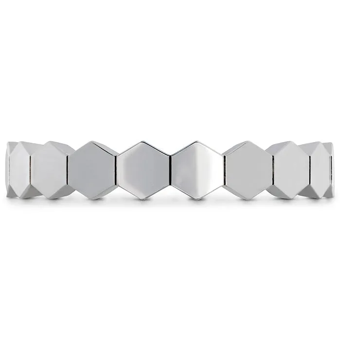 Hearts On Fire Hex Metal Eternity Band