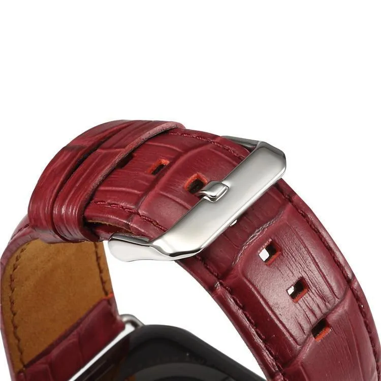 Helios Premium Soft Leather Band For Apple Watch (2 Colours)