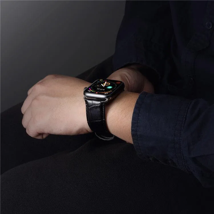 Helios Premium Soft Leather Band For Apple Watch (2 Colours)