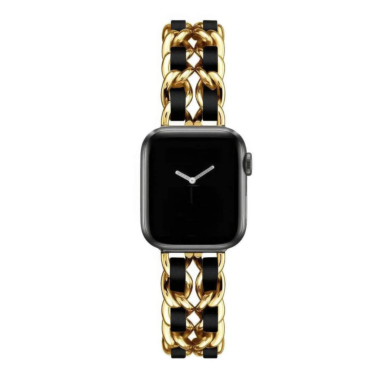 High-Quality Metal Leather Strap for Apple Watch Band