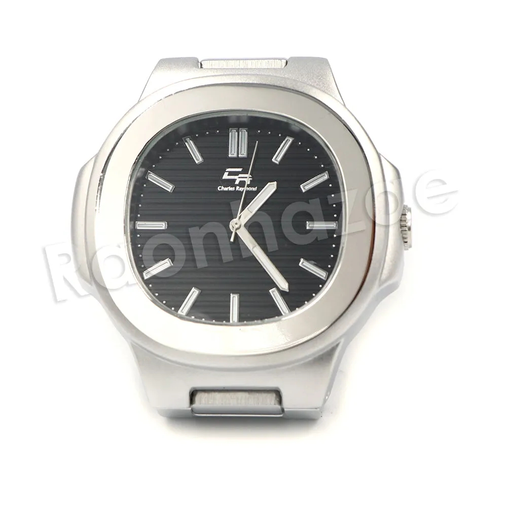 HIP HOP RAONHAZAE 2 CHAINZ 14K SILVER PLATED LAB DIAMOND WATCH