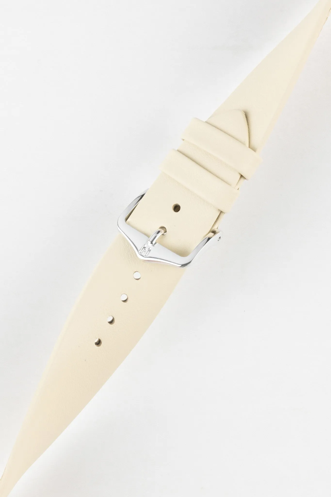 Hirsch TORONTO Quick-Release Fine-Grained Leather Watch Strap in BEIGE