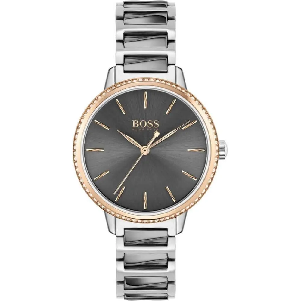 Hugo Boss 1502569 Signature 2 Tone Bracelet Quartz Women's Watch