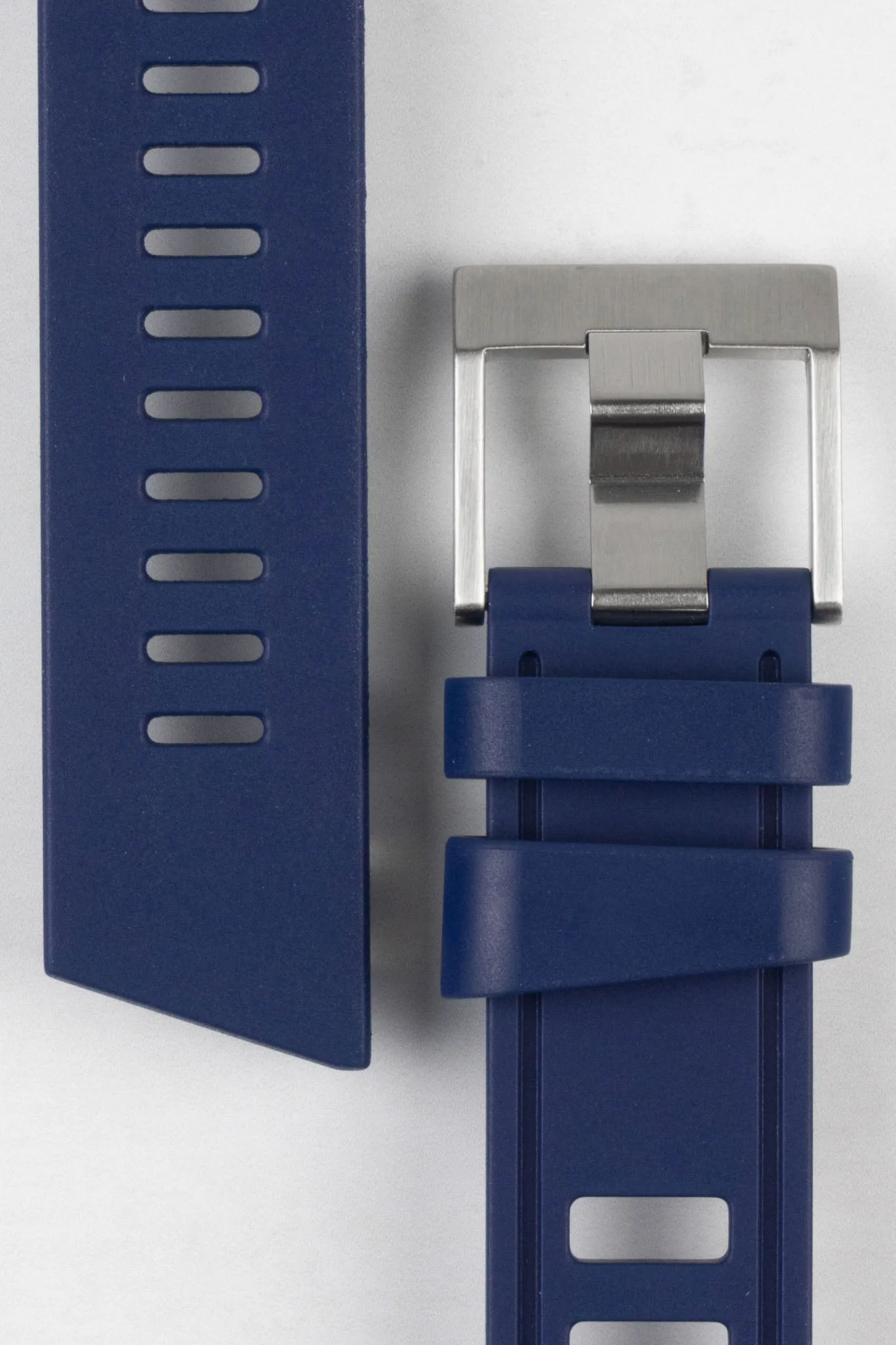 ISOfrane Rubber Dive Watch Strap in TRUE BLUE