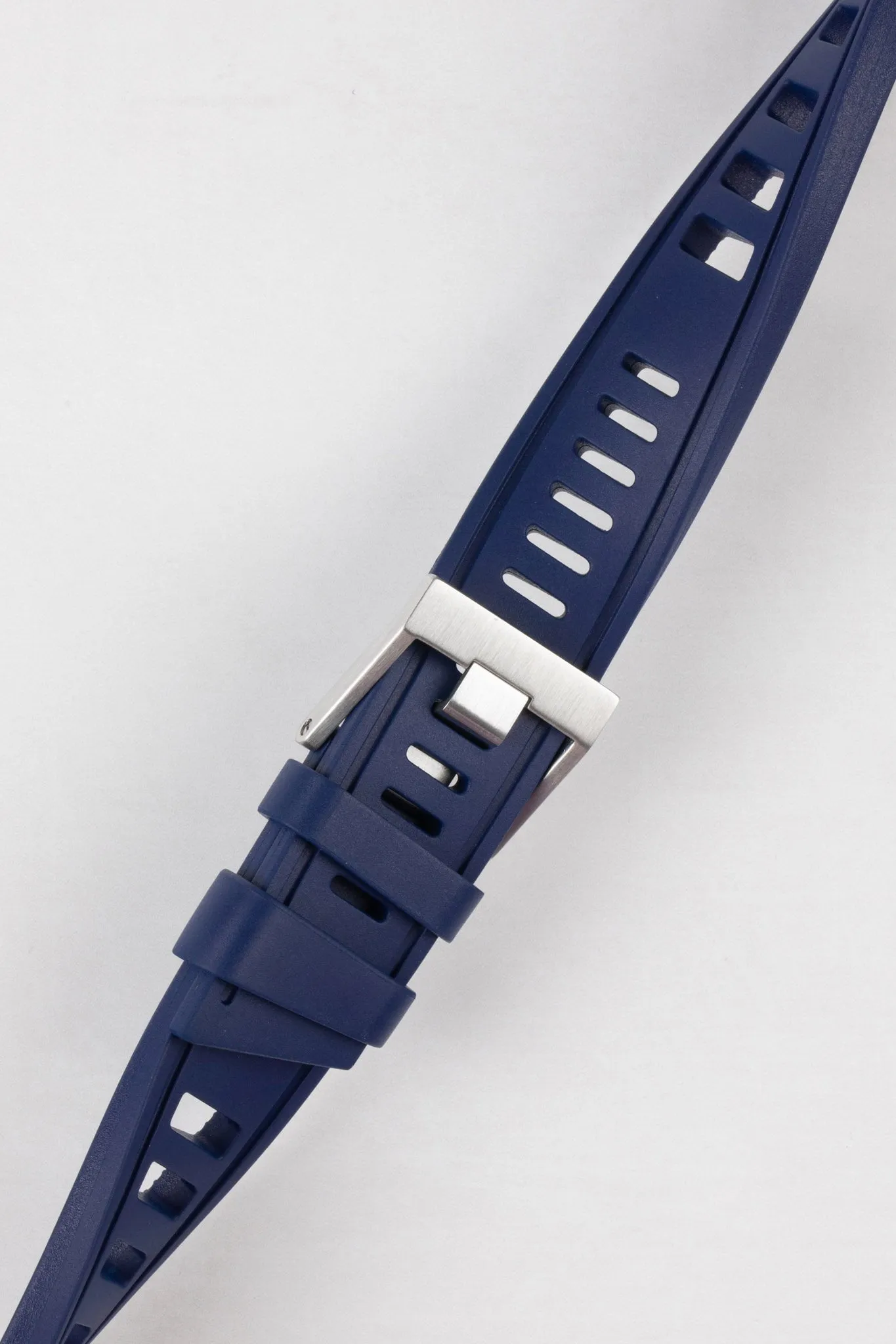 ISOfrane Rubber Dive Watch Strap in TRUE BLUE