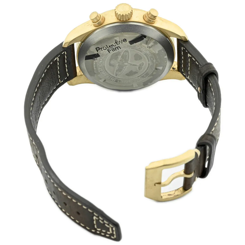 IWC Men's PILOT’S WATCH CHRONOGRAPH SPITFIRE Bronze Case 41mm Green Arabic Dial Watch Reference #: IW387902