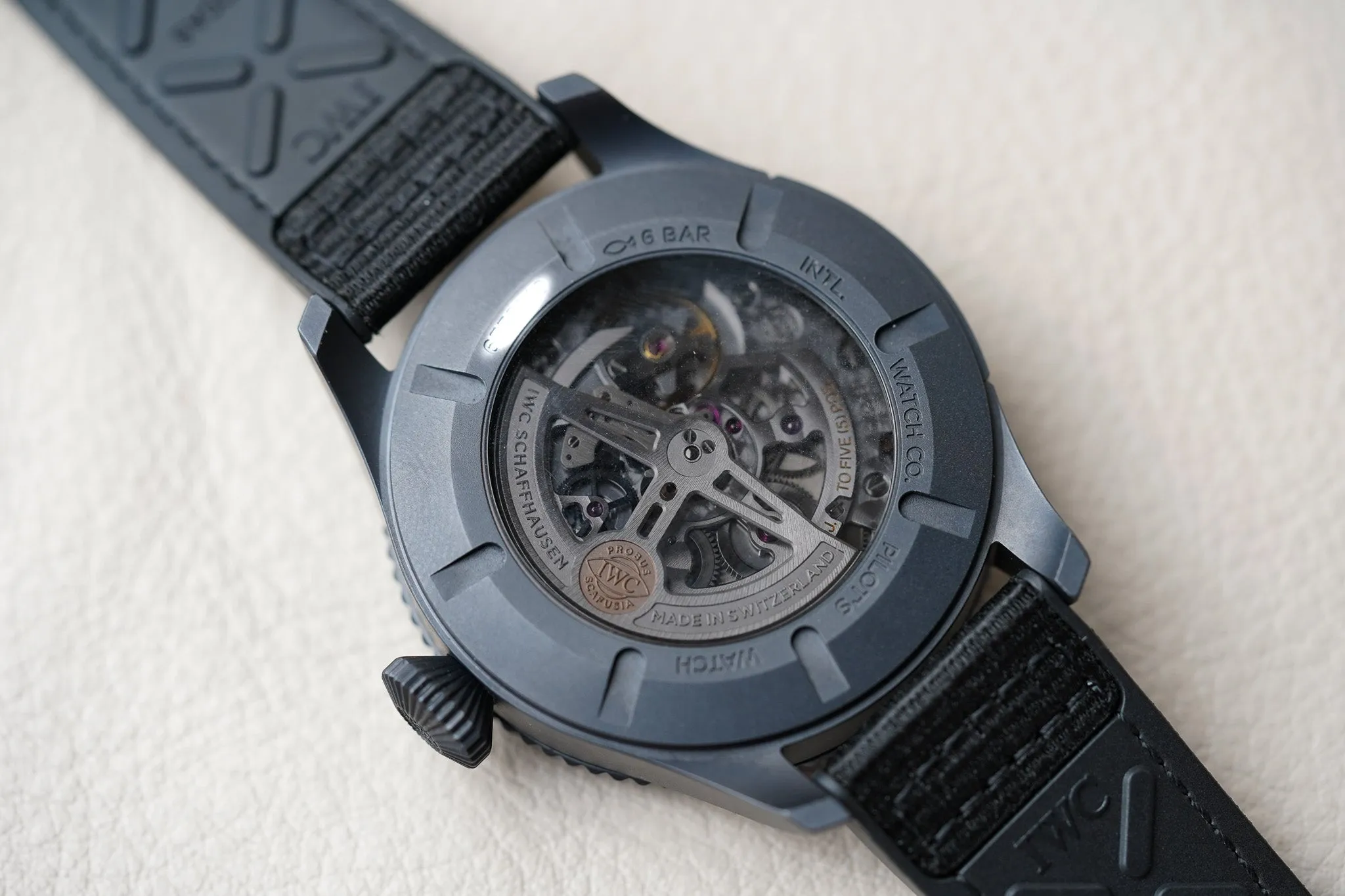 IWC Pilot's Timezoner Top Gun Ceratanium Watch 46mm IW395505