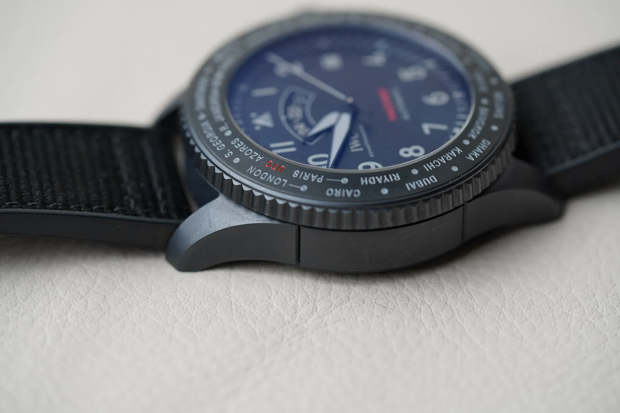 IWC Pilot's Timezoner Top Gun Ceratanium Watch 46mm IW395505