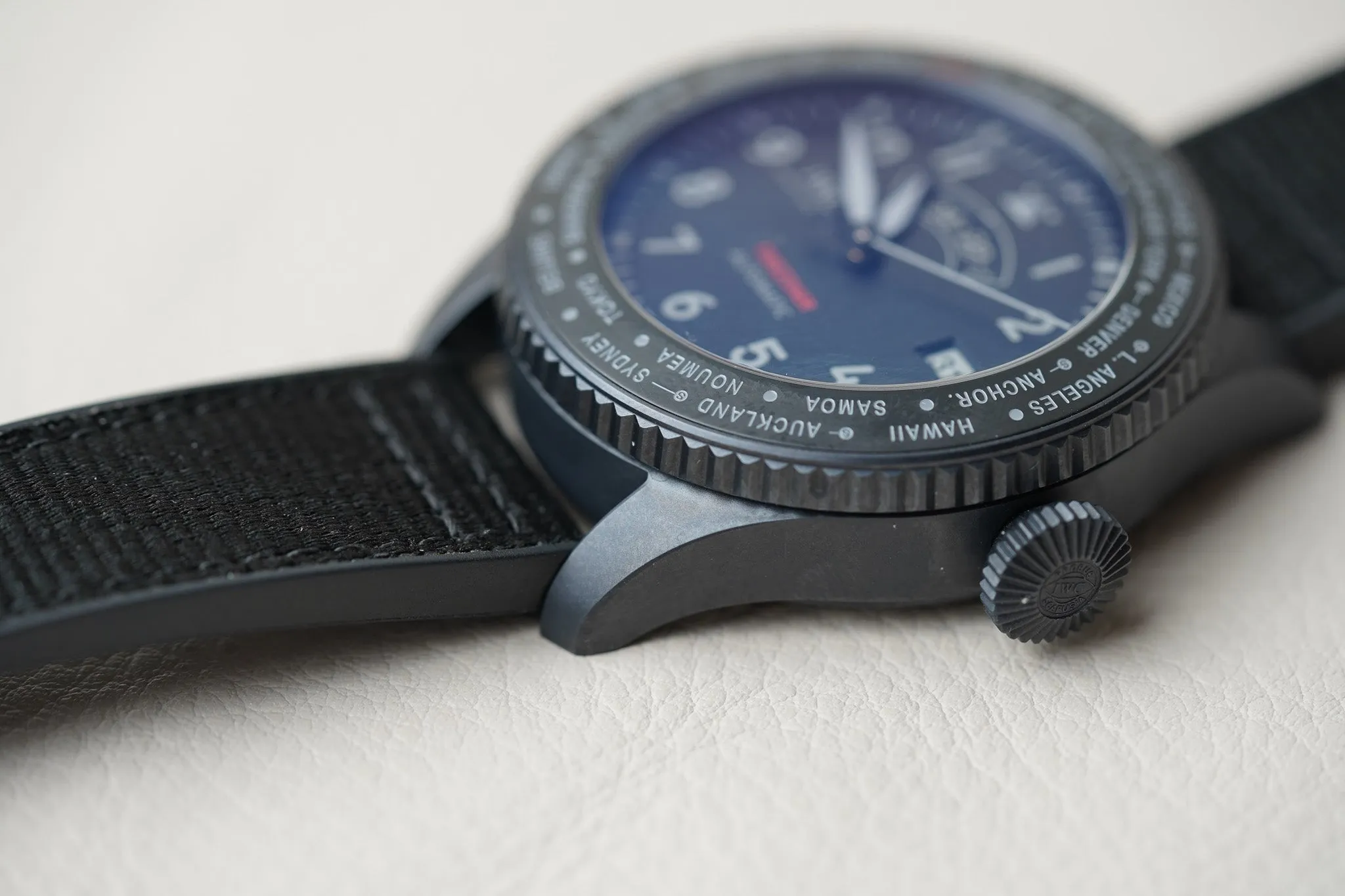 IWC Pilot's Timezoner Top Gun Ceratanium Watch 46mm IW395505