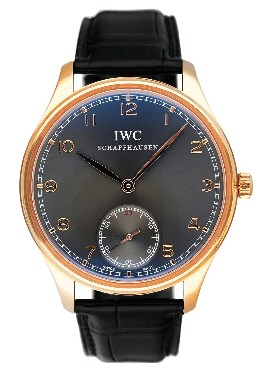 IWC Portugieser Hand-Wound IW545406 Mens Watch Box Papers