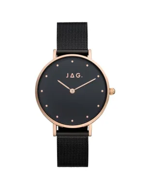 JAG Alice Black and Rose Gold Women's Watch J2522A